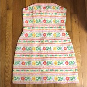 Lilly Pulitzer embroidered dress - size 4